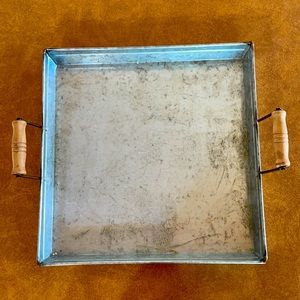 Square Stainless Steel Serving Tray